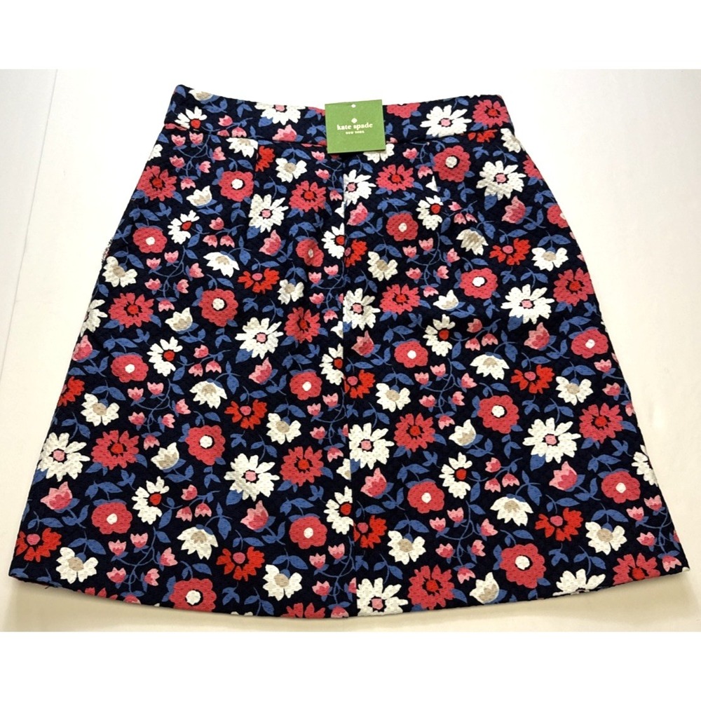 Kate‎ Spade Daisy Jacquard A-line Skirt Women's Size 0
